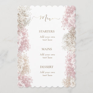 Baby's Breath Menu