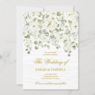 Baby's Breath wedding Invitation
