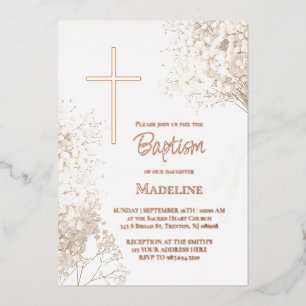 baby's breath white flowers Baptism