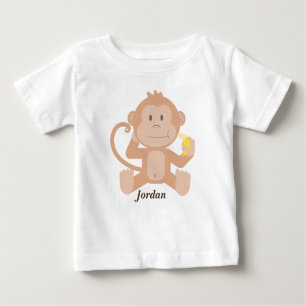 Baby's Cute Baby Monkey Baby T-Shirt