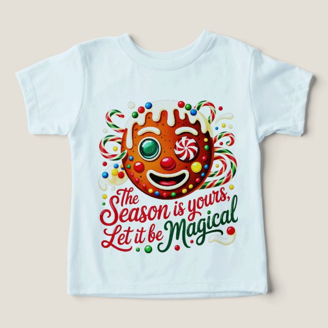 Baby's Cute Gingerbread Man First Christmas (Design Front)