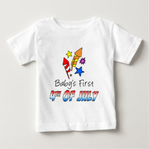 Baby's First 4th Of July Baby T-Shirt