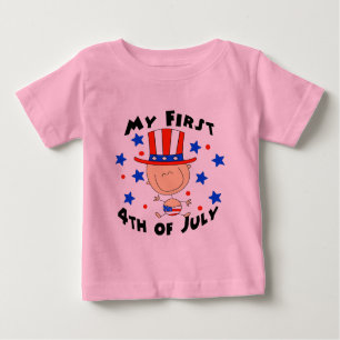 Baby's First 4th of July Baby T-Shirt