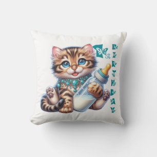  Baby's first birthday. Cushion
