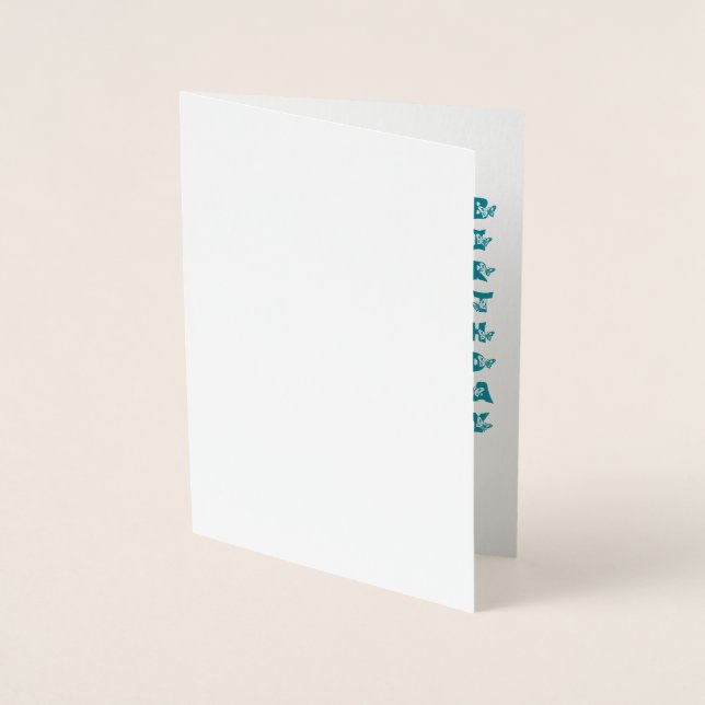  Baby's first birthday. Foil Card (Front)