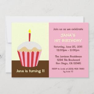 Baby's First Birthday Invitation