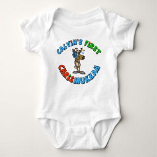 Baby's First Chrismukkah Baby Shirt Customised