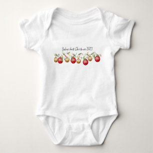 Baby's first Christmas Baby Bodysuit