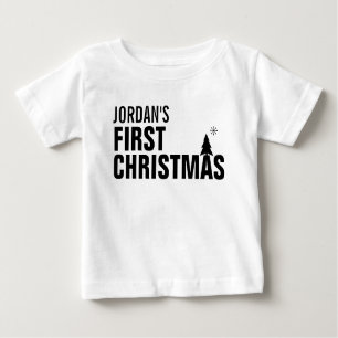 Baby's First Christmas Baby Romper Baby T-Shirt