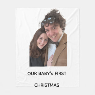 Baby's first Christmas Blanket