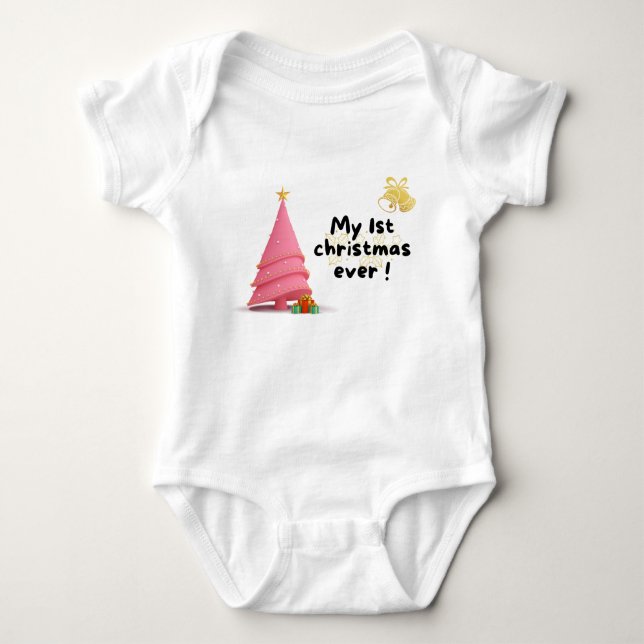 Baby's First Christmas Bodysuit (Front)