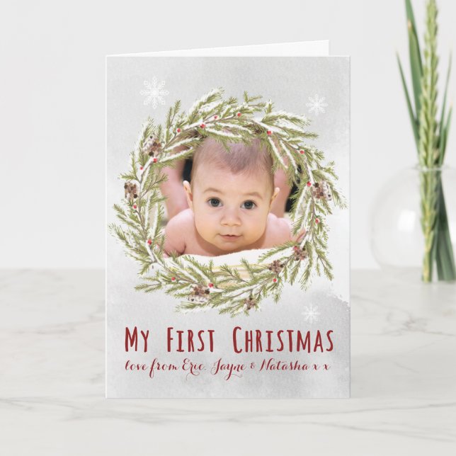 Baby's first Christmas card (Front)