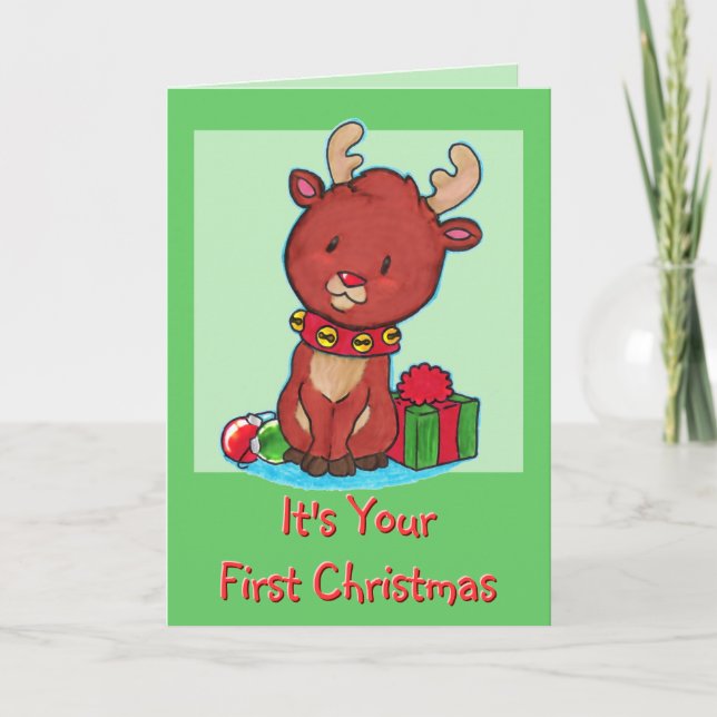 Baby's First Christmas Card (Front)