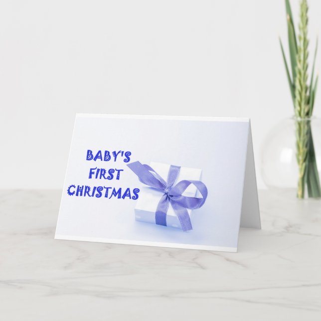 Baby's First Christmas Card (Front)