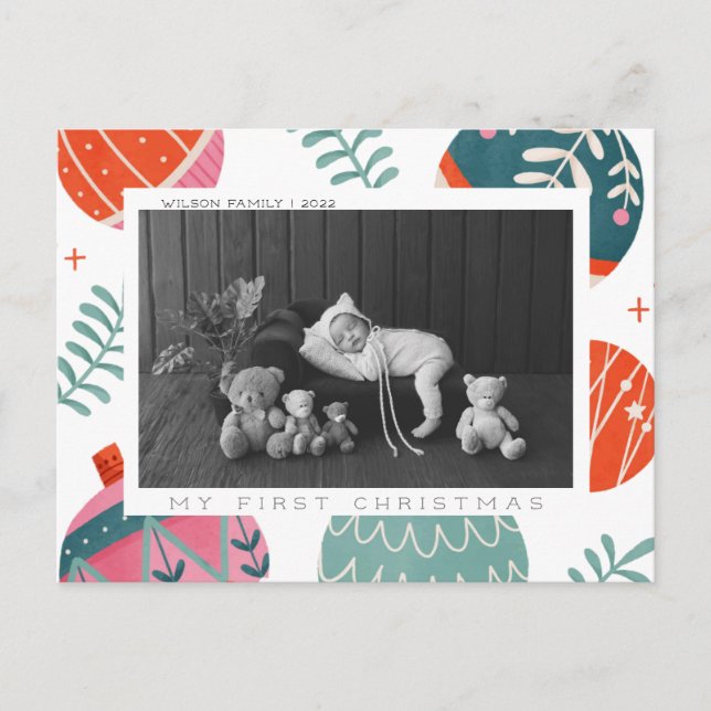 Baby's First Christmas Card (Front)