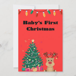 Baby's First Christmas Card