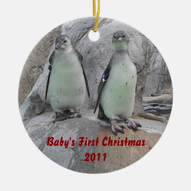 Baby's First Christmas Ceramic Tree Decoration (Front)