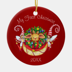 Baby's First Christmas Ceramic Tree Decoration