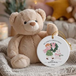 Baby's First Christmas Ceramic Tree Decoration