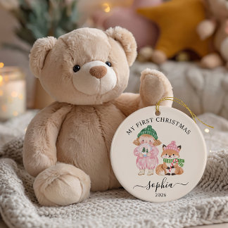 Baby's First Christmas Ceramic Tree Decoration