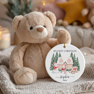 Baby's First Christmas Ceramic Tree Decoration