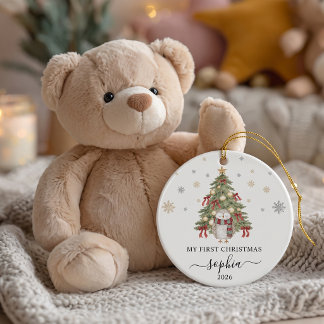Baby's First Christmas Ceramic Tree Decoration