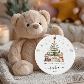 Baby's First Christmas Ceramic Tree Decoration