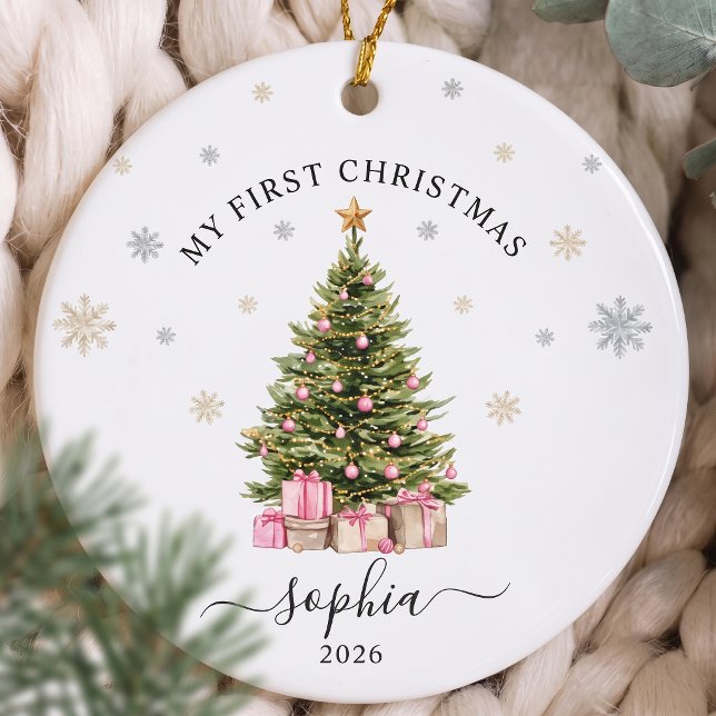 Baby's First Christmas Ceramic Tree Decoration (Creator Uploaded)