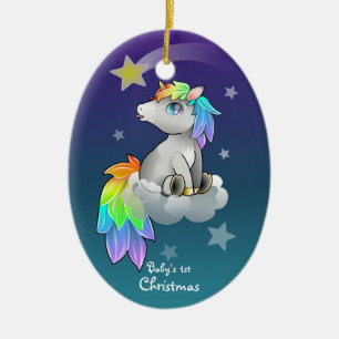 Baby's First Christmas Customisable Keepsake Ceramic Tree Decoration
