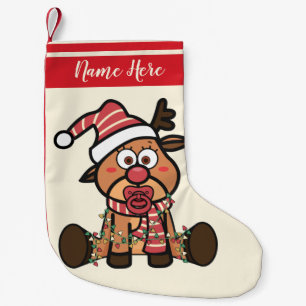 Baby's First Christmas - Cute Baby Small Christmas Stocking