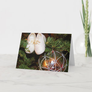 Baby's First Christmas Holiday Card