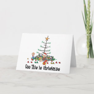 Baby's First Christmas Holiday Card