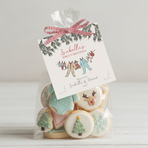 Baby's First Christmas Holiday Season Gift Tags