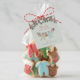 Baby's First Christmas Holiday Season Gift Tags