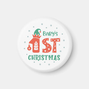 Baby's First Christmas Magnet