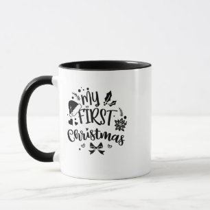 Baby's First Christmas Matching Family Mug