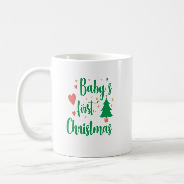 Baby's first Christmas mug (Left)