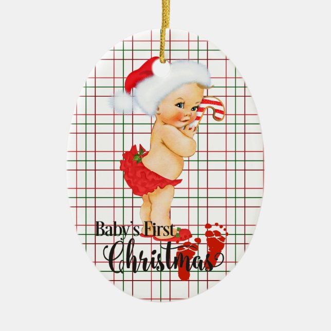 Baby's First Christmas Ornament (Front)