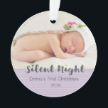 Baby's first Christmas Ornament<br><div class="desc">Celebrate your baby's inaugural festive season with our Baby's First Christmas Ornament. This ornament is specially designed for families and friends experiencing the joy of a new addition this year. It's more than just a decoration; it's a memorable keepsake that will be cherished for years to come. The ornament features...</div>
