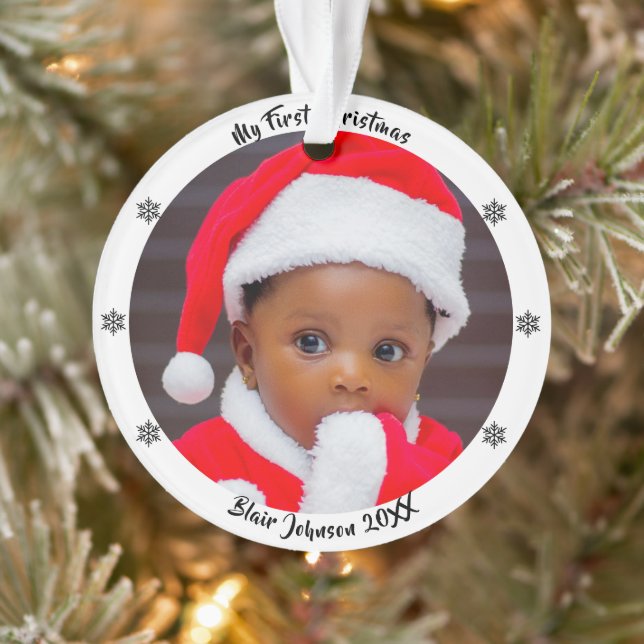 Baby's First Christmas Ornament (Tree)
