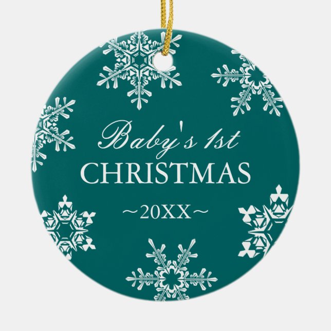 Baby's First Christmas Ornament (Front)