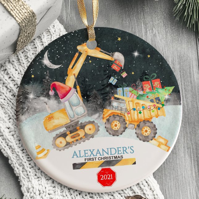 Baby's First Christmas Ornament (babys first christmas ornament, personalized christmas ornament, custom baby ornament,,baby first or)