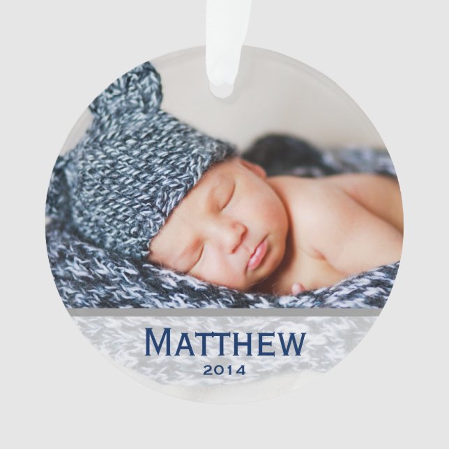 Baby's First Christmas Ornament (Front)