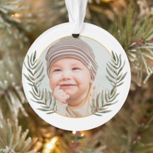 Baby's first christmas ornament