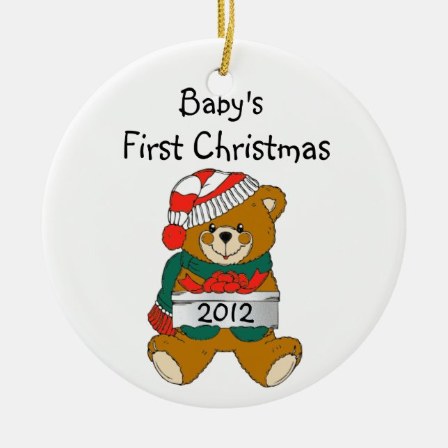 Baby's First Christmas Ornament 2012 (Front)
