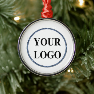 Baby's First Christmas Ornament ADD LOGO Merry