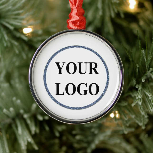 Baby's First Christmas Ornament ADD LOGO Merry (Tree)