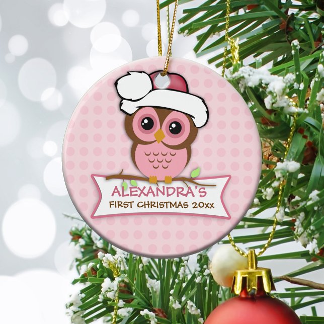 Baby's First Christmas Owl Ornament (Creator Uploaded)