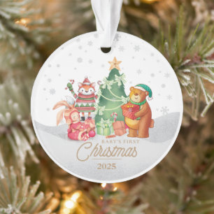 Baby's First Christmas Personalised Ornament