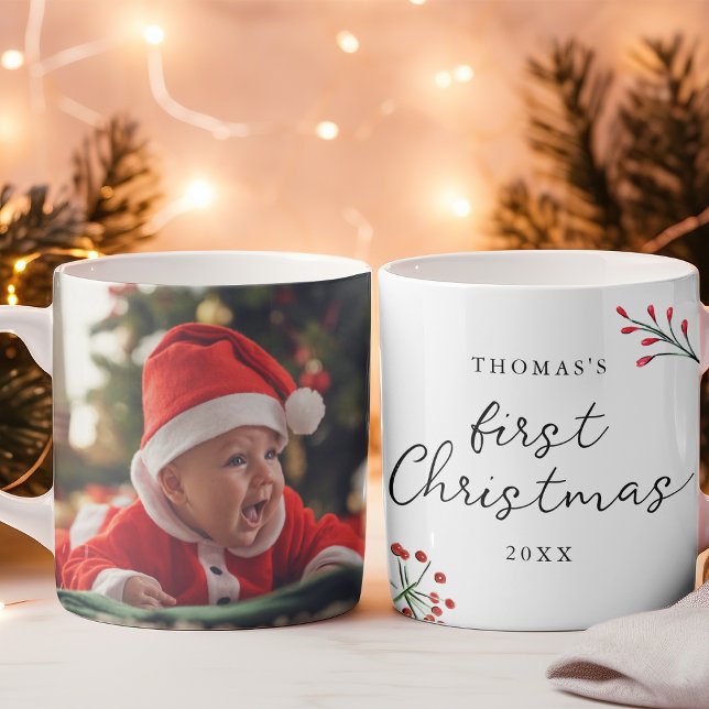 Baby's First Christmas Photo  Coffee Mug (Creator Uploaded)